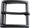 Boucle de ceinture avec rouleau 4,0 cm | Buckle Boucle de ceinture interchangeable 40mm Massif | Boucle ardillon | Ceinture interchangeable jusqu'à 4cm | Noir