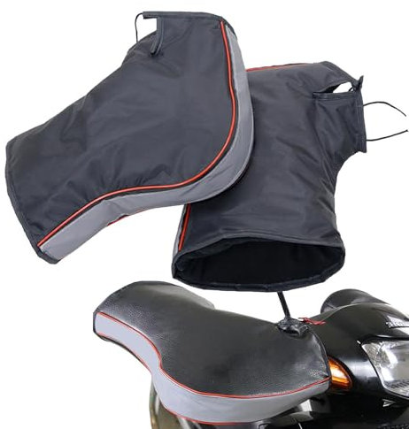 Manchon de guidon de moto – Oxford imperméable – Chauffe-mains pour poignée de moto | Bande réfléchissante de protection des mains de motard | Manchons de guidon de moto pour vélos électriques