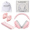 Lilian&Gema 2 en 1 Cascos Bebe Antiruido-Protectores auditivos para bebés,Diadema Ajustable, Antideslizante y sin Presión.Protección auditiva ideal para bebés de hasta 48 meses de edad