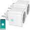 Luminea Home Control Energiemesser: 2er-Set WLAN-Steckdose, Matter-zertifiziert, Energiekostenmesser, 16 A (Alexa Steckdose, Smart-Plug-WLAN, Bedienungsanleitung)