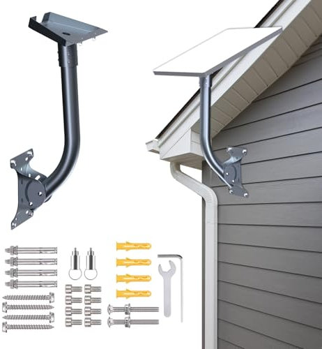 Starlink Mount, Starlink Mini Gen 3 Wall Mount, 360° Adjustable Starlink Wall Mount, Standard Rv Ladder Gen3 Mounting Kit, Starlink Roof Mount Compatible with Gen3/V3 Starlink Standard Dish.