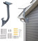 Starlink Mount, Starlink Mini Gen 3 Wall Mount, 360° Adjustable Starlink Wall Mount, Standard Rv Ladder Gen3 Mounting Kit, Starlink Roof Mount Compatible with Gen3/V3 Starlink Standard Dish.