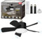 Seyxicnor Socket Ceiling Fans Light with Remote, Screw in Ceiling Fan 2000LM, 6 Wind Speeds, 3 Colour Dimmable, Quiet Light Bulb Fan with Extender Rods for Bedroom, Kitchen, Garage,Bathroom