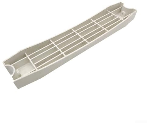 Honseadek Échelle de rechange antidérapante en plastique moulé pour piscine hors sol Blanc 49 cm