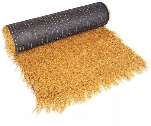 Tetto In Paglia Artificiale Messicana, Rotolo Di Paglia Di Palma Sintetica Ignifuga, Ignifugo, Resistente All'invecchiamento, Tiki Bar Hut Patio Pool Beach Deco (3.28 feet x 65.6 feet (1m x 20m))