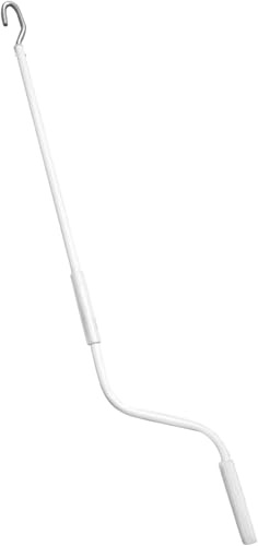 Kurbel für Markisen, stabile Handkurbel, Ausrüstung, Beschläge für Außenbereich, Terrasse, Regendach, Zubehör, Schwarz, 1,5 m (Weiß, 1,0 m)