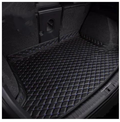 Auto Leder Kofferraummatte für Honda CRV EX Hybrid AWD 2019-2023 2024, Kratzfest Kofferraumwanne Schutzmatte,Innenraum ZubehöR,Langlebiges Wasserdicht Antirutsch,D
