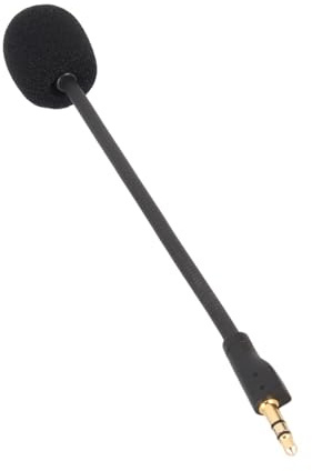 TICFOX Ersatz Gaming Mikrofonarm Ersatzmikrofon für Kabellose G PRO/G PRO X Ersatz Headset Mikrofon, Abnehmbares Gaming Mikrofon Geräuschunterdrückung, 360° Drehbarer Vergoldeter 3,5mm Klinkenstecker