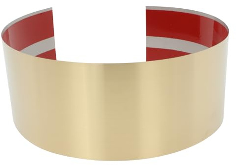 TOPBATHY Plaque de Poussée Protection Renforcée Auto-adhésive en Acier Inoxydable Brossé Plinthe Décorative Solide pour Porte pour Entrée Intérieure et Extérieure