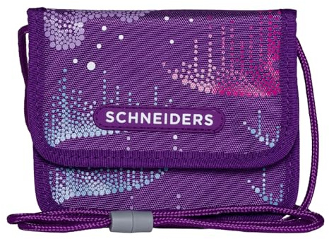 Schneiders Brustbeutel Geldbörse Neck Pouch Wavy Dots violett