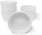 Furmaware Weißes Porzellan-Auflaufformen-Set: 6-teiliges Back- und Servierschalen,stabile und klassische Auflaufförmchen, Sauce-, Dressing- und Dip-Auflaufförmchen (3400) 0.2 g)