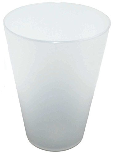 P-D-W 2 Plastic Drinking Cups Party Cups 400 ml Red Yellow Orange Blue Green Transparent Diameter 57/85 mm Height 115 mm Choice of Colours Suitable for Children (Transparent)