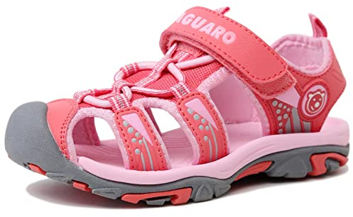 SAGUARO Sandali Chiusi Bambini Trekking Estate Outdoor Scarpe Traspirante Rosa Gr.38