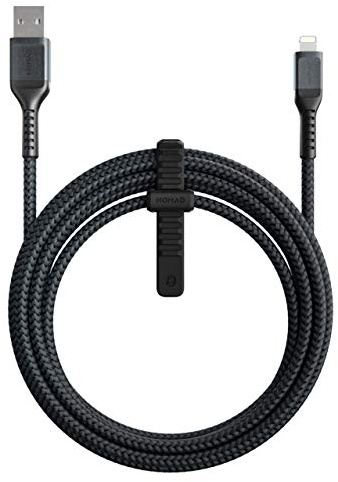 Nomad Kevlar Kabel, USB auf Lightning, 3 m, schwarz
