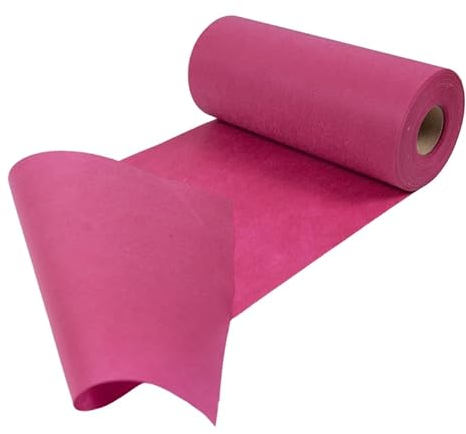 Sensalux Tischläufer, Tischband, stoffähnliches Vlies, Standard 100 by Oeko-TEX® - Klasse I Zertifiziert, 30cm x 25m, Beere