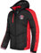 Nebulus Herren Skijacke Hill, Outdoorjacken, Funktionsjacke, schwarz-rot - L