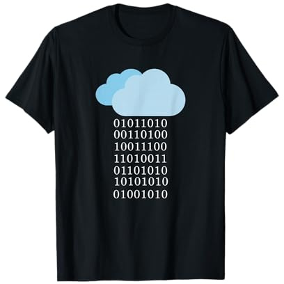Programmierer Cloud Daten Regen Entwickler Nerd Big Data T-Shirt