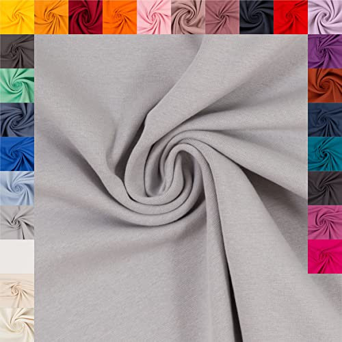 Swafing Heike Bündchenstoff Schlauchware Coupon (Grau, 1,0m) - 27