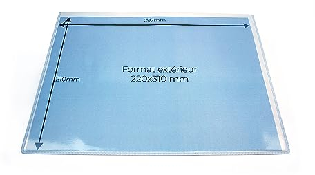 5 x Magnethüllen DIN A4 29,7x21cm transparent