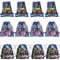 Partytüten, 12 Stück Kinder Kordelzug Rucksack Mitgebsel Kindergeburtstag Gastgeschenke Tasche Party Geschenktüten für Kinder Geburtstagsparty Süßigkeiten