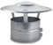 CAEXVEN Sombrerete Chimenea 120mm Antilluvia Galvanizado - Sombrero Fijo para Tubos y Conductos - Caperuza Antipajaros Estufa Leña - Serie Lisa y Helicoidal