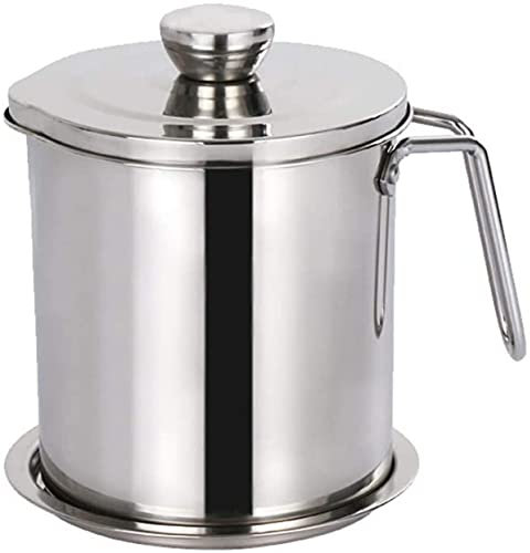 Filtro Per Grasso In Acciaio Inossidabile, Filtro Per Olio D'oliva Contenitore Per Condimenti Conservatore Per Aceto Conservazione Per Salsa Di Soia Con Staccabile