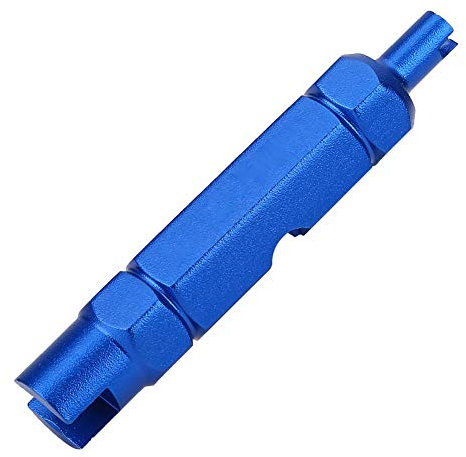 Bicycle Valve Removal Tool, Bicycle Tube Tire Valve Removal Repair Tool, Multi-Tool for Removing Bicycle Tube Valve for Road Bike Bule