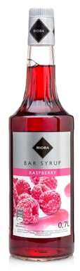 Rioba - Sirope de Frambuesa - Rasberry Syrup - Uso Coctelero 700 Ml