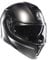 AGV Streetmodular ECE 22-06 Mono, Modularer Helm, Motorrad Klapphelm ECE 22-06 P/J in Zwei Konfigurationen zugelassen, mit Sonnenblende, Asphalt Matt Grau, XL