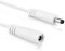 InLine - DC Verlängerungskabel, Universal Netzteil Verlängerungskabel für LED Streifen, Überwachungskameras, Drucker, Router, Switches uvm., DC Stecker/Buchse 3,5 x 1,35mm, weiß, 1m
