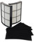 PUREBURG High-efficiency Replacement H13 True HEPA Filter Kit Compatible with PureZone Breeze Tabletop Air Purifier (PECOMPAP), PECOMFIL