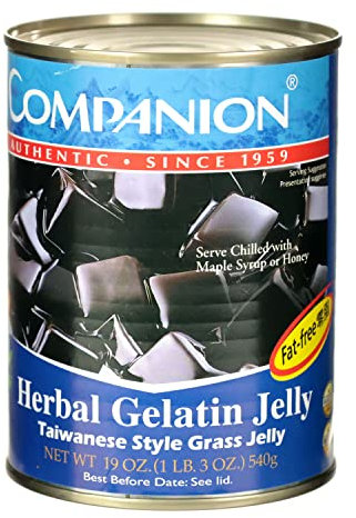 Companion Bubble Tea Grass Jelly - Taiwanese Style Grass Jelly 540g