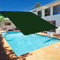 Sonnensegel Sonnenschutz 1.7 x 3.4 m, Sonnenschutz Markise 98% UV Schutz Sonnenschutz Windschutz für Außenbereiche wie Garten und Balkone,Terrasse, Dunkelgrün