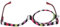 Lupen Make up Brille, Make up Brille mit Augenvergrößerung, Vergrößernde Kosmetikbrille bunt rotierende Einzellinse Make up Vergrößerungsbrille für den Alltag(+4.00)