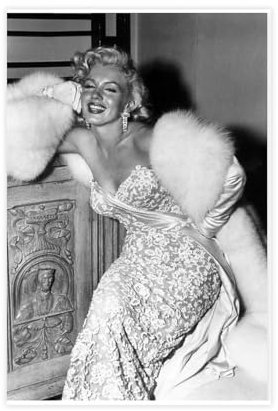 FrySky Marilyn Monroe Poster Leinwand Poster Wandkunst Dekor Druck Bild Gemälde für Wohnzimmer Schlafzimmer Dekoration ungerahmt 30 x 45 cm