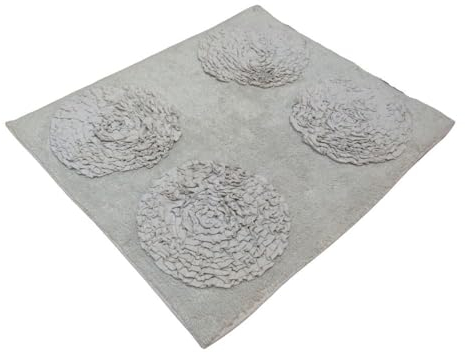 Batex Badteppich Badematte ETU Silber Hell ca.55 x 65 cm