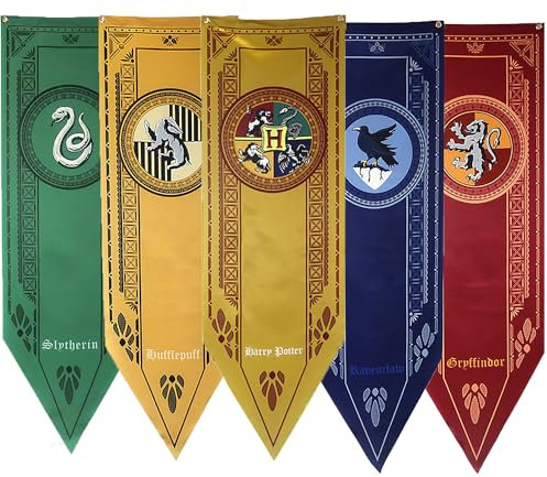 decoracion bandera harry fiesta potter cumpleaños para Harry Potter Hog-warts 150X45CM