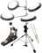 Fame Schlagzeug Übungsset, Drums Zubehör mit Practice Pad, Fußmaschine, Drumsticks