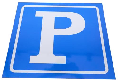 ULTECHNOVO Signe De Stationnement Avec Symbole p Système Affichage Et Visible Pour Chantiers Et Parkings Installation Rapide Et Polyvalente