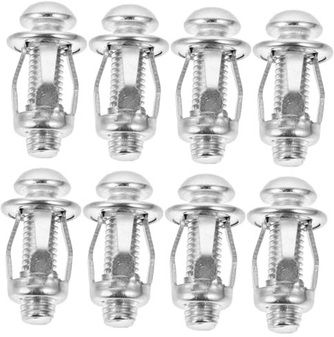 INOOMP 40 Set Dado A Petalo Vite Di Cavità Cava Fissa Ancoraggio Per Porta Cava Vite Filettata Dadi Inserti Filettati Per Petalo Dadi Per Parete Cava Acciaio