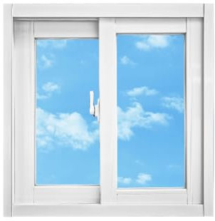 LVLDAWA Aluminium-Schuppenfenster, Kleine Horizontale Oberlicht-Schiebetürfenster, Bündig Montiertes, Kleines Haushaltsfenster Mit Transparenter Entlüftung Und Glas(80x80cm)