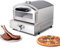 Hakka - Horno de pizza de gas comercial con indicador de temperatura y regulador de gas, aberturas de ventilación en ambos lados, máquina de pizza para pizza a la parrilla, chuletas de cordero, alas