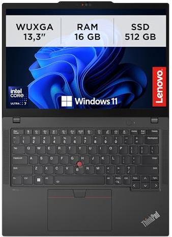 Lenovo - Notebook 13.3 Pollici ThinkPad X13 Gen 5, PC Portatile Professionale Windows 11 Pro, Intel Core Ultra 7 155U, RAM 16GB LPDDR5X, 512GB SSD NVMe - Laptop Grafica Intel, Computer Audio Dolby