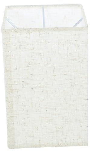 HOLIDYOYO Pantalla De Lámpara De Lino Cuadrada Mediana De Repuesto Para Lámpara De Mesa Para Iluminación De Noche Dormitorio