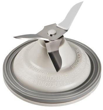 Cuchilla de repuesto de acero inoxidable con junta, compatible con licuadoras Black, Decker, BL2020S, BL2010WP, 2010BG y BL2010BPA.