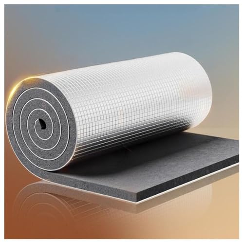 Dämmmatte Auto Schallschutzmatte Isolierung Matte Schaumstoff, selbstklebende Mattenrolle, Feuerfest, Wasserdicht,Spart Energie für Familie,für Wand,Dach,Dachboden(15MM(THK),1*10m/3.2*32.8ft)