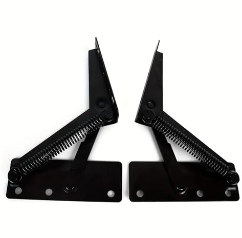 KANGYEBAIHUODIAN Charnière à ressort fendu, charnière à ressort triangulaire, charnière à bascule, compatible avec un meuble de rangement for canapé (1 pièce), et un coffre de lit.