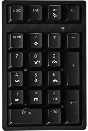 Keypad Numérico Teclado Mecánico Portátil | Teclado Numérico de 21 Teclas Portátil Mini Para Ordenadores Portátiles, Ordenadores De Sobremesa Y Juegos