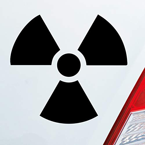 Hellweg Druckerei Atom Radioaktivität Atomkraft Nuklear Auto Aufkleber Sticker Heckscheibenaufkleber