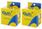 2 St?ck ELYTH Tape Kinesiologie wasserbest?ndig, atmungsaktiv, 100% Baumwolle, 5m x 5cm, gelb